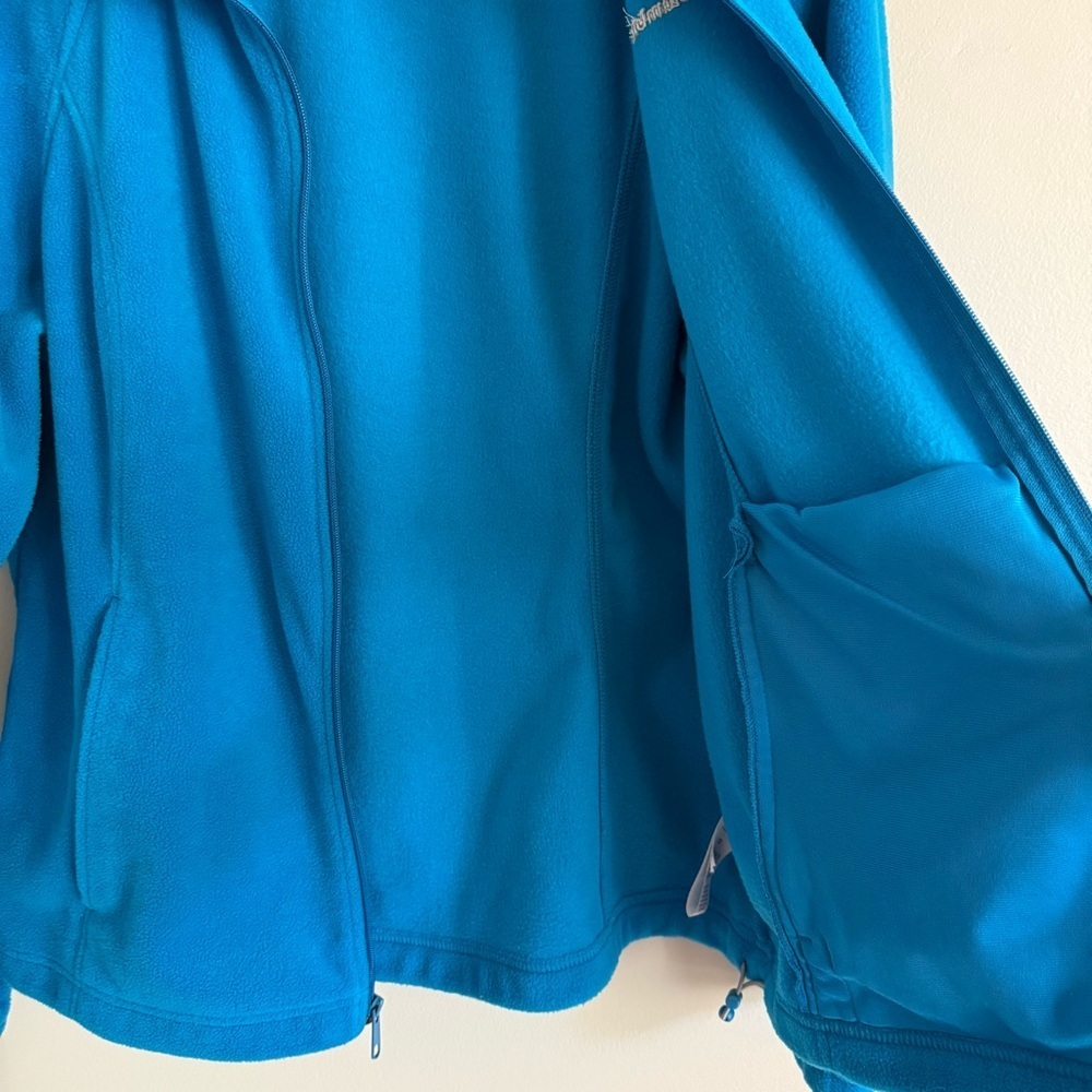 Columbia Bright Blue Fleece Jacket - Picture 7 of 8